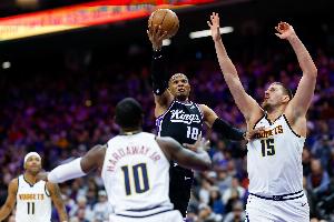 掘金VS国王首发：威少战旧主 克利福德顶替拉文 二轮秀VS约基奇