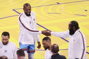 稳定性vs爆发力！杜兰特与哈登走在了两条截然不同的得分道路上