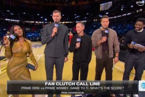 诺维茨基：1V1文班能11-3赢我 他能够封盖我的单腿金鸡独立后仰